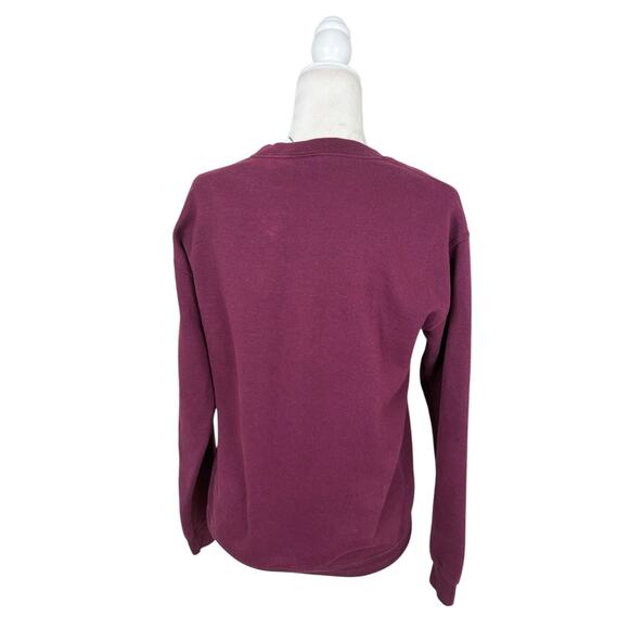 Coca Cola Sweatshirt Womens Size S Burgundy Retro Vintage Classic Y2K Crew - Picture 4 of 12